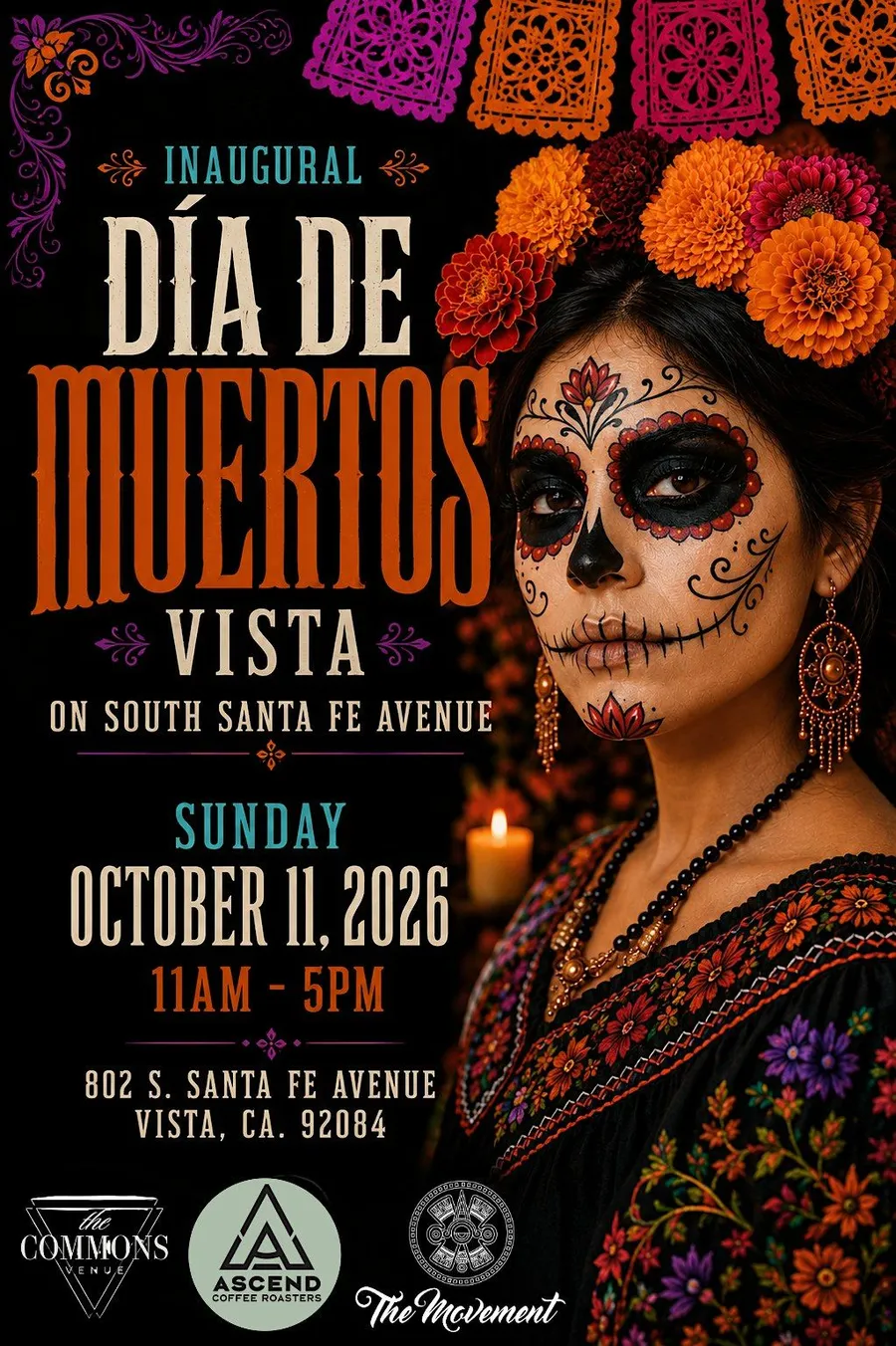 Muertos on Santa Fe: Vista's Inaugural Dia de Muertos Festival